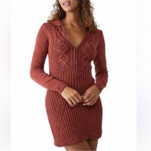 Free People Mont Blanc Mini Dress in Jasper